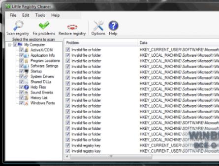 Способы чистки реестра в Windows